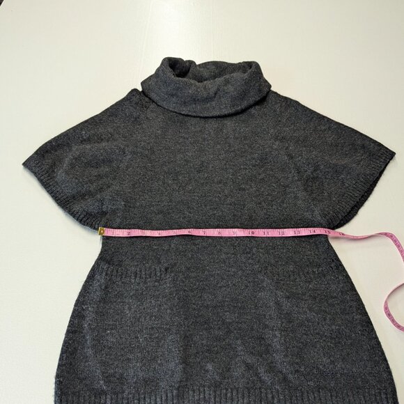 Lucy & Laurel Size XS Dark Gray Mock Turtleneck Sweater - Picture 8 of 10